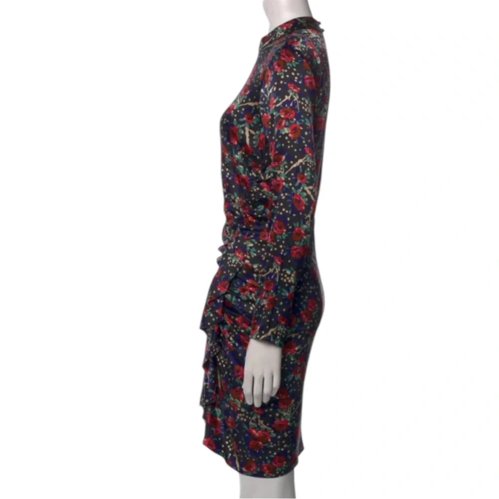 VERONICA BEARD Louella Silk Blend Floral Long Sleeve Romantic Dress Size 2 - Picture 3 of 9